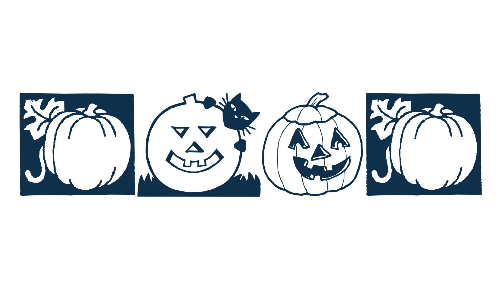 Punkins, fancy decorative font preview