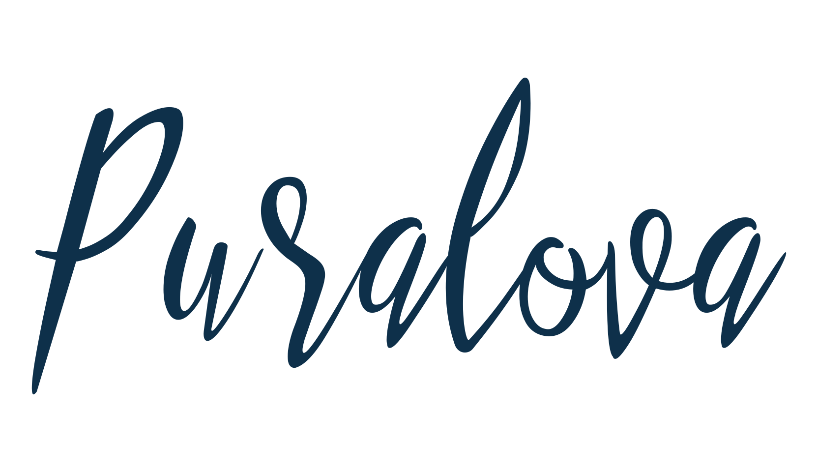 Puralova, fancy decorative font preview