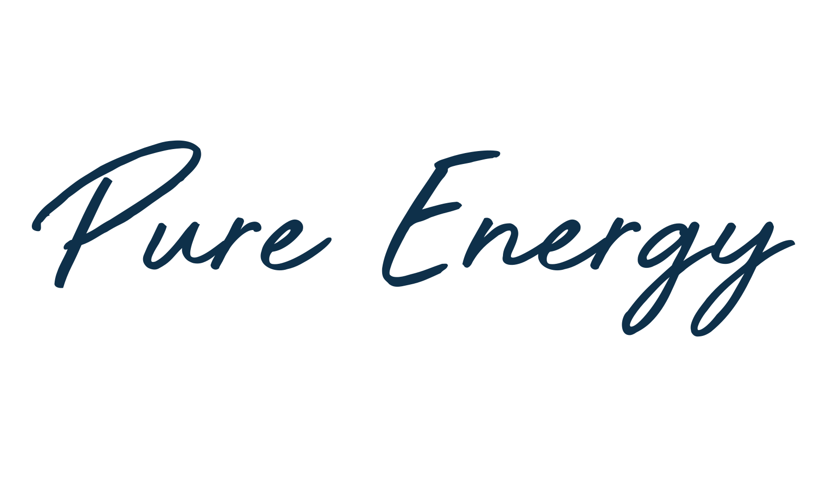 Pure Energy, script handwritten fancy decorative calligraphy font preview