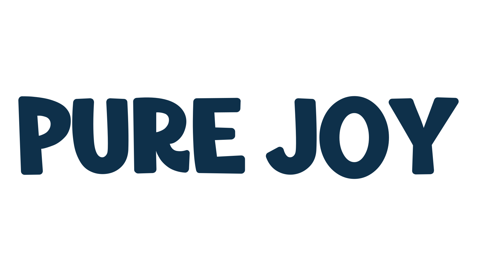 Pure Joy, fancy cartoon decorative font preview