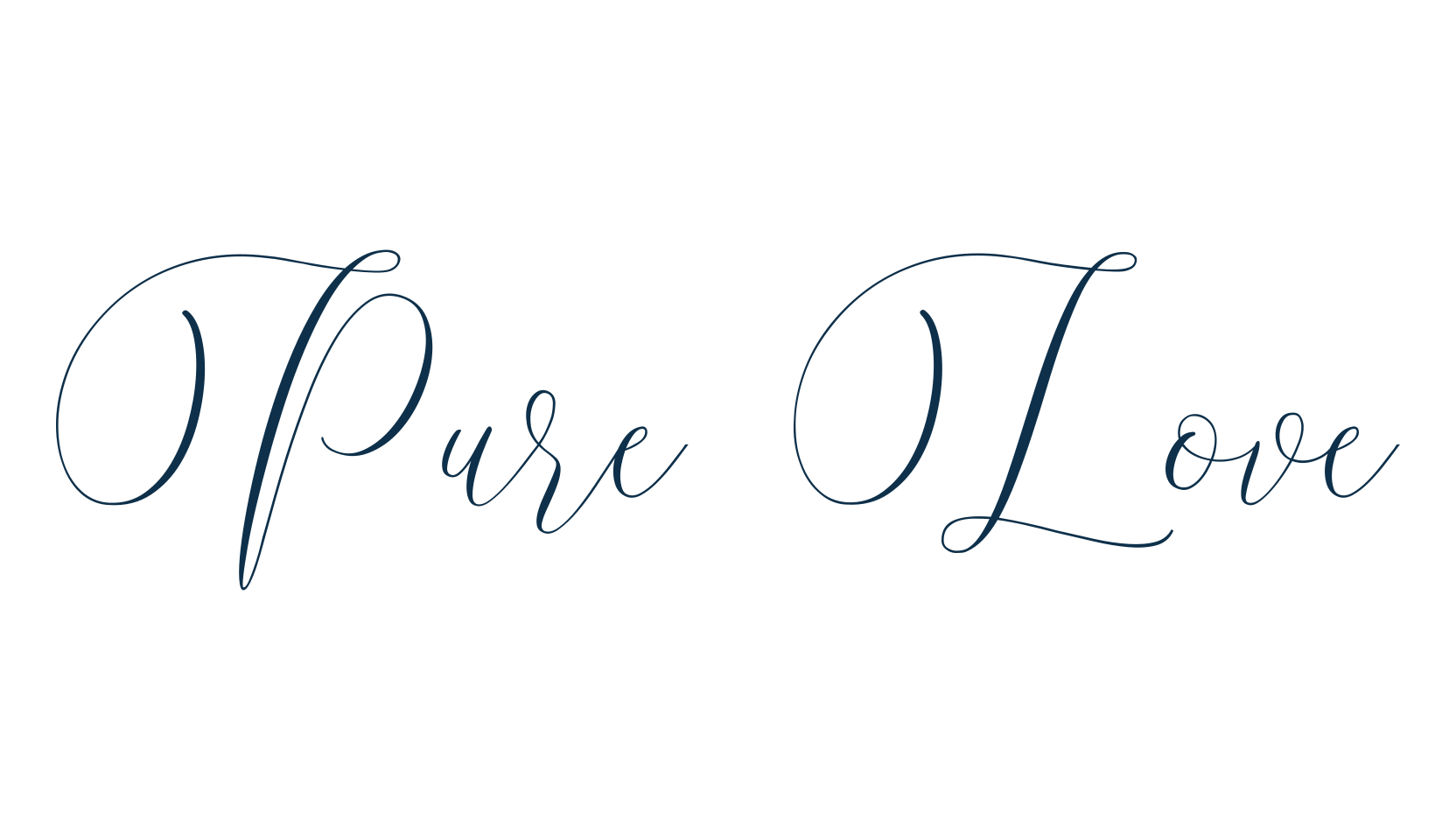 Pure Love (pure-love-3), script calligraphy fancy decorative font preview