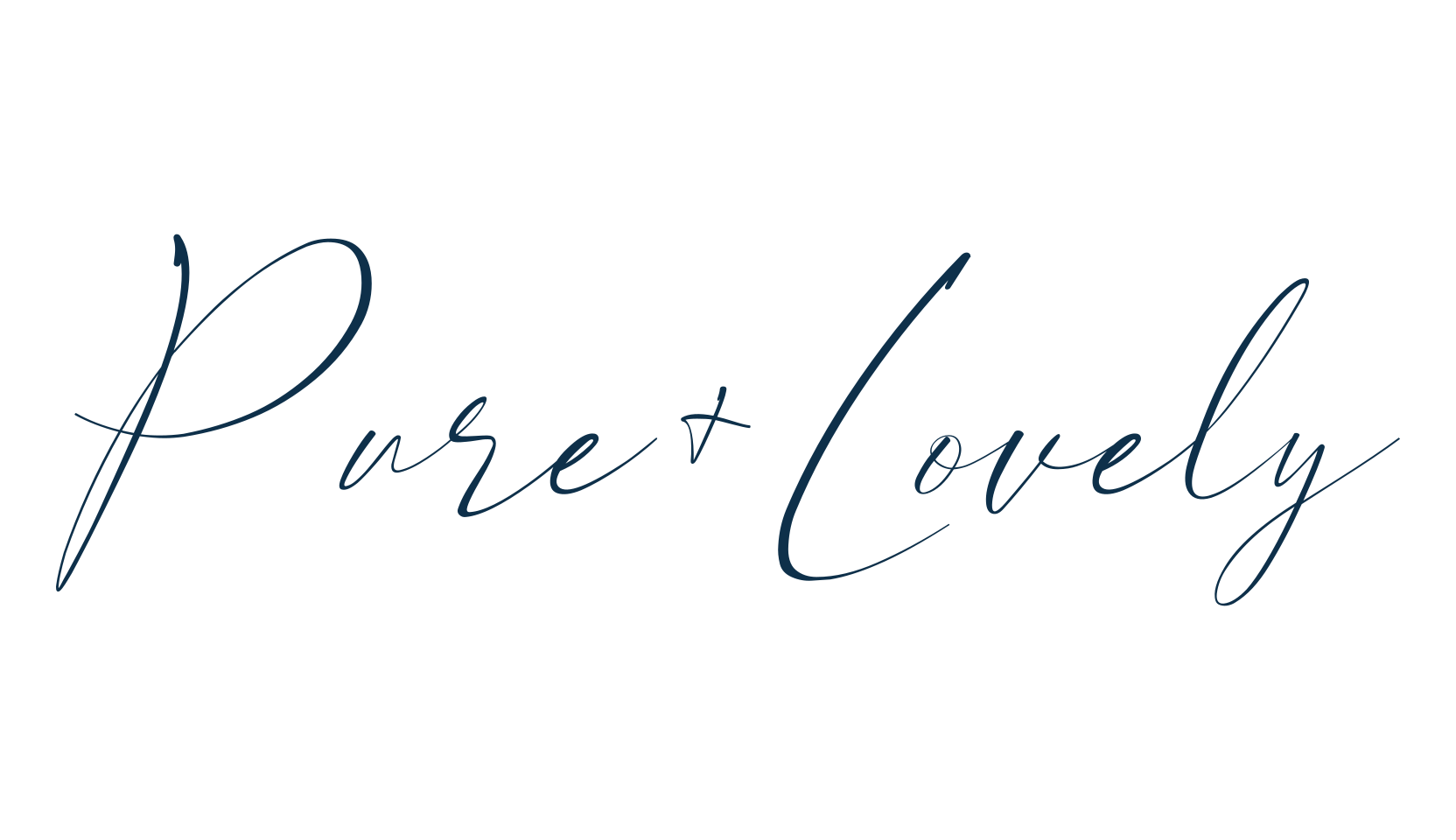Pure+Lovely, script handwritten fancy decorative calligraphy font preview