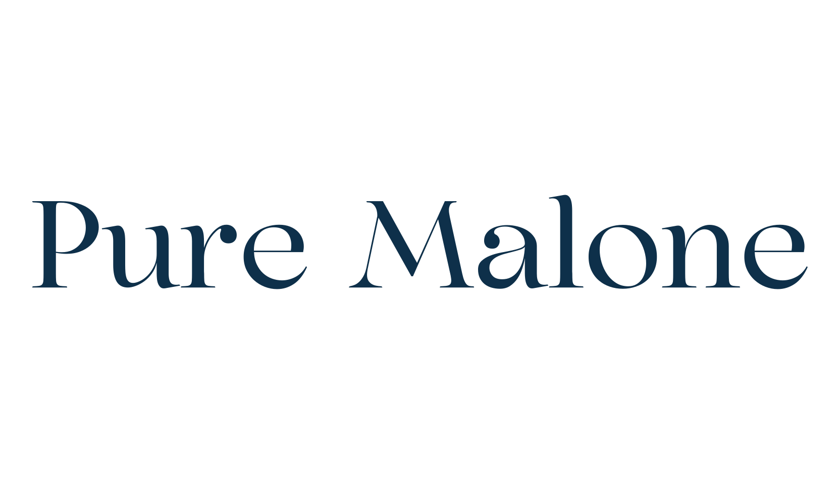 Pure Malone, serif font preview