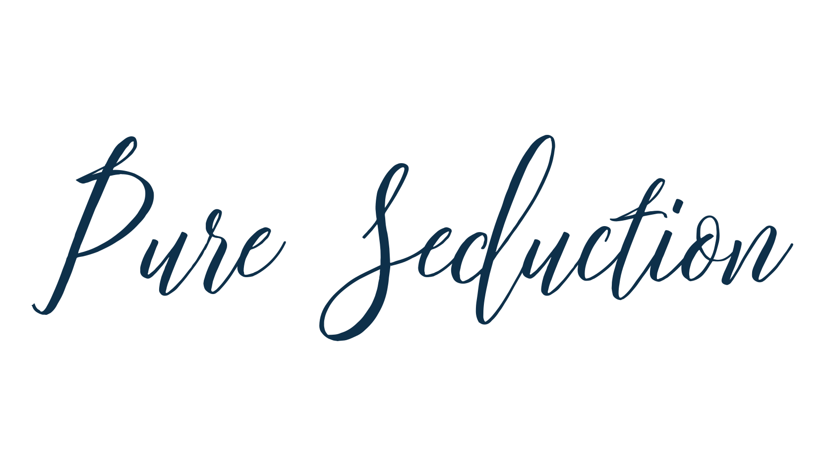 Pure Seduction, script calligraphy fancy decorative font preview