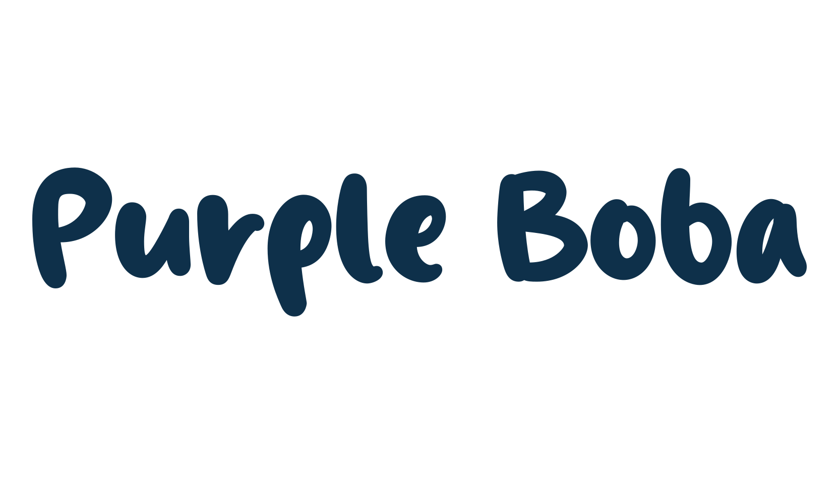 Purple Boba, script handwritten fancy decorative calligraphy font preview