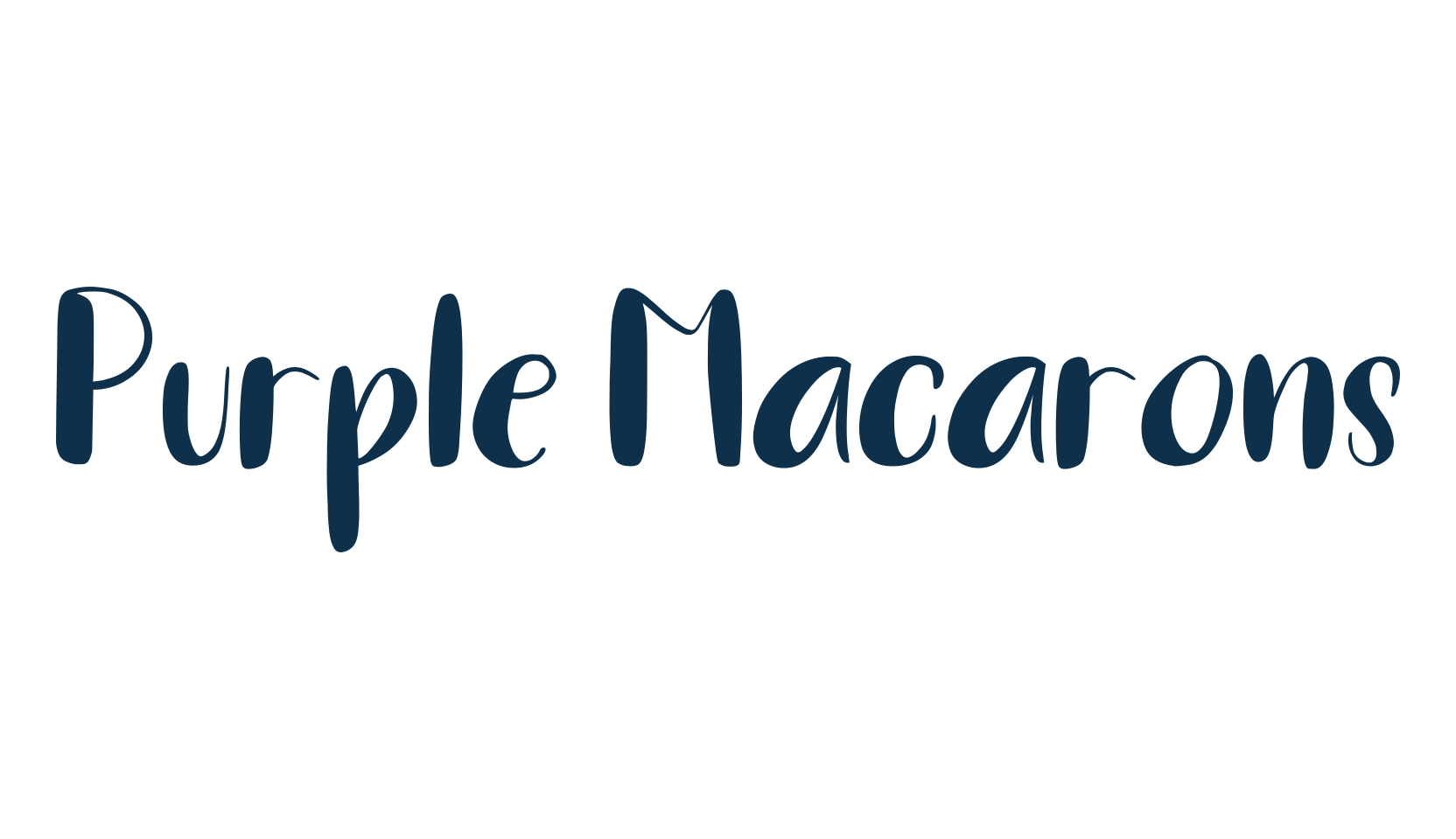 Purple Macarons, fancy various decorative font preview