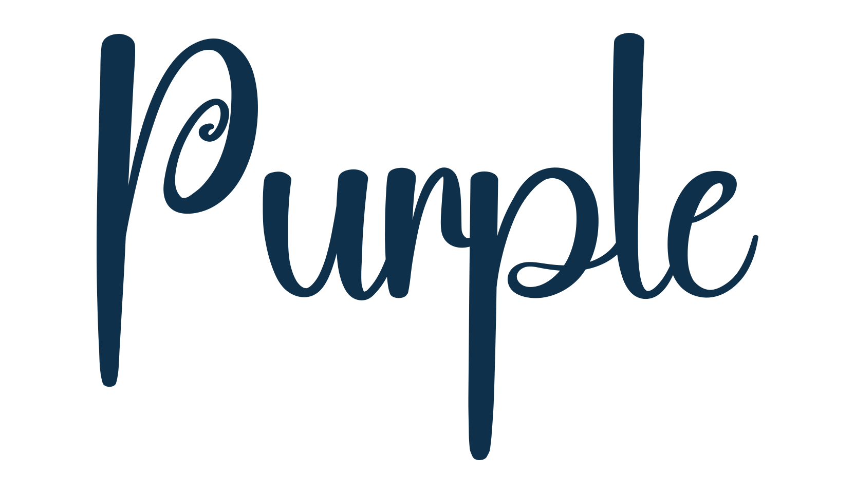 Purple, fancy decorative font preview