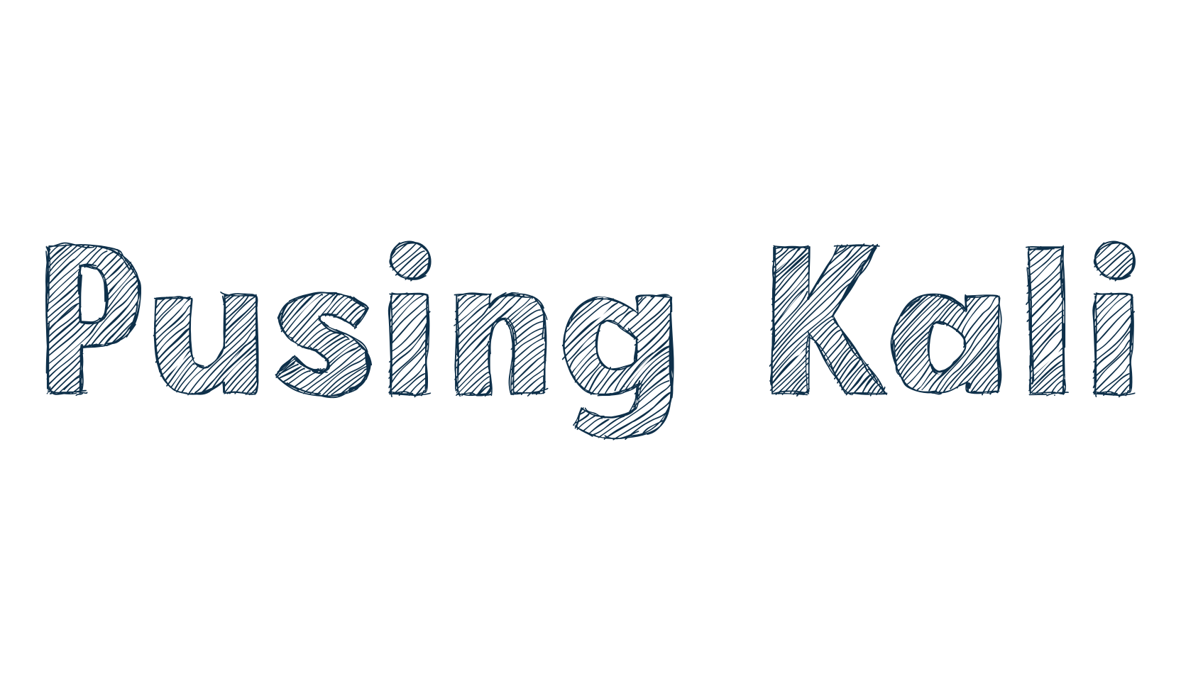 Pusing Kali, various font preview