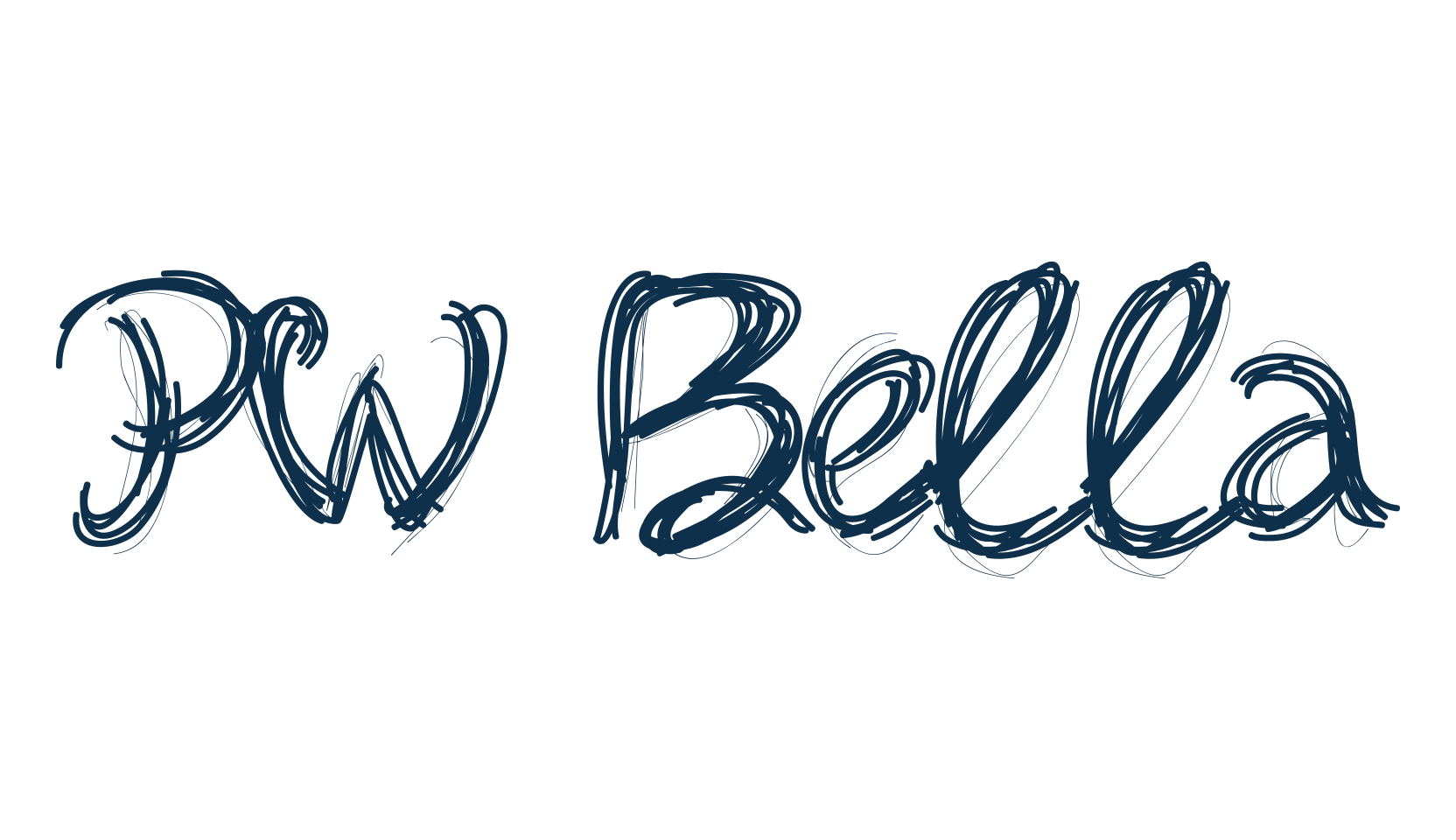 PW Bella, fancy decorative font preview