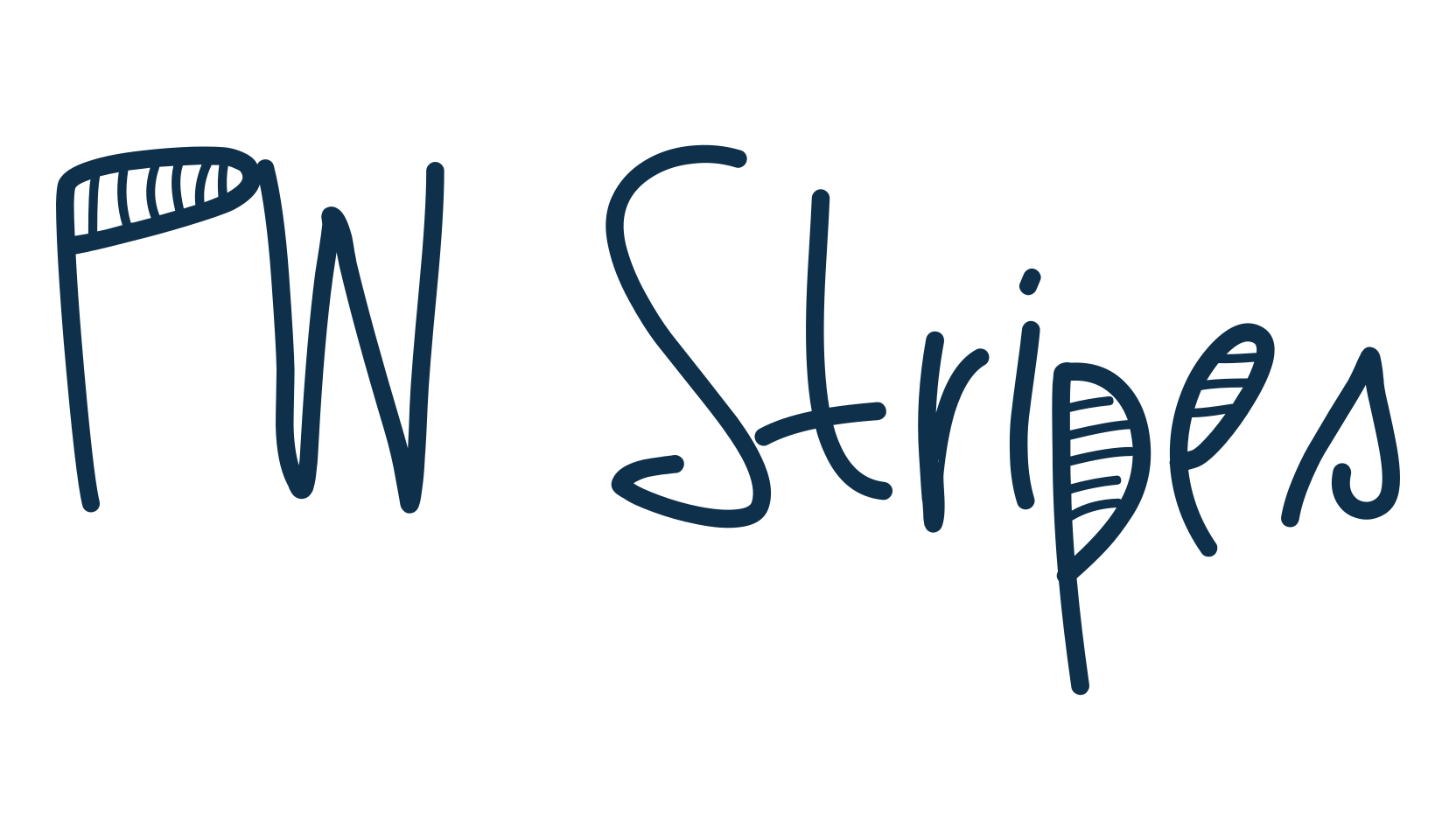 PW Stripes, display market font preview