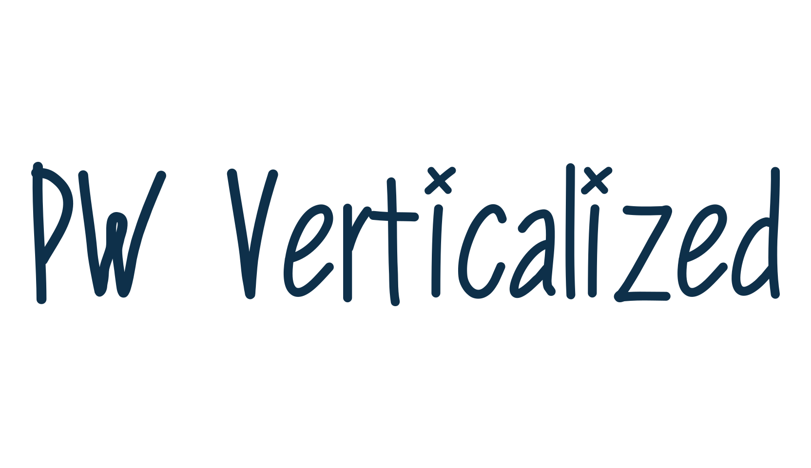 PW Verticalized, various font preview