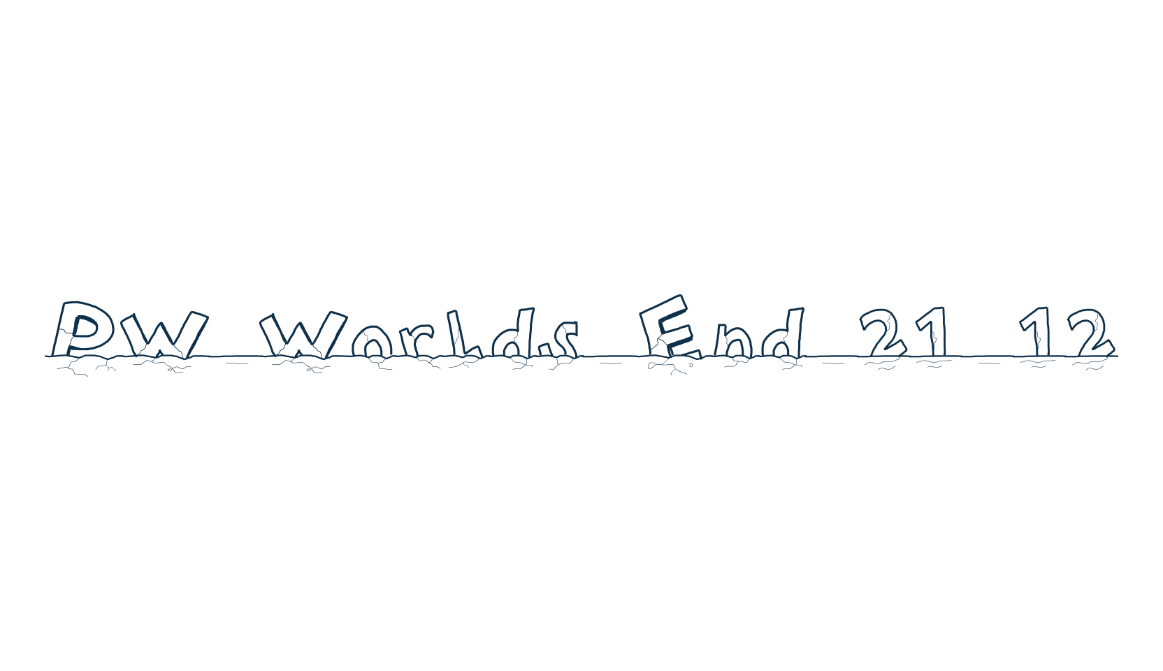 PW Worlds End 21 12, cartoon font preview