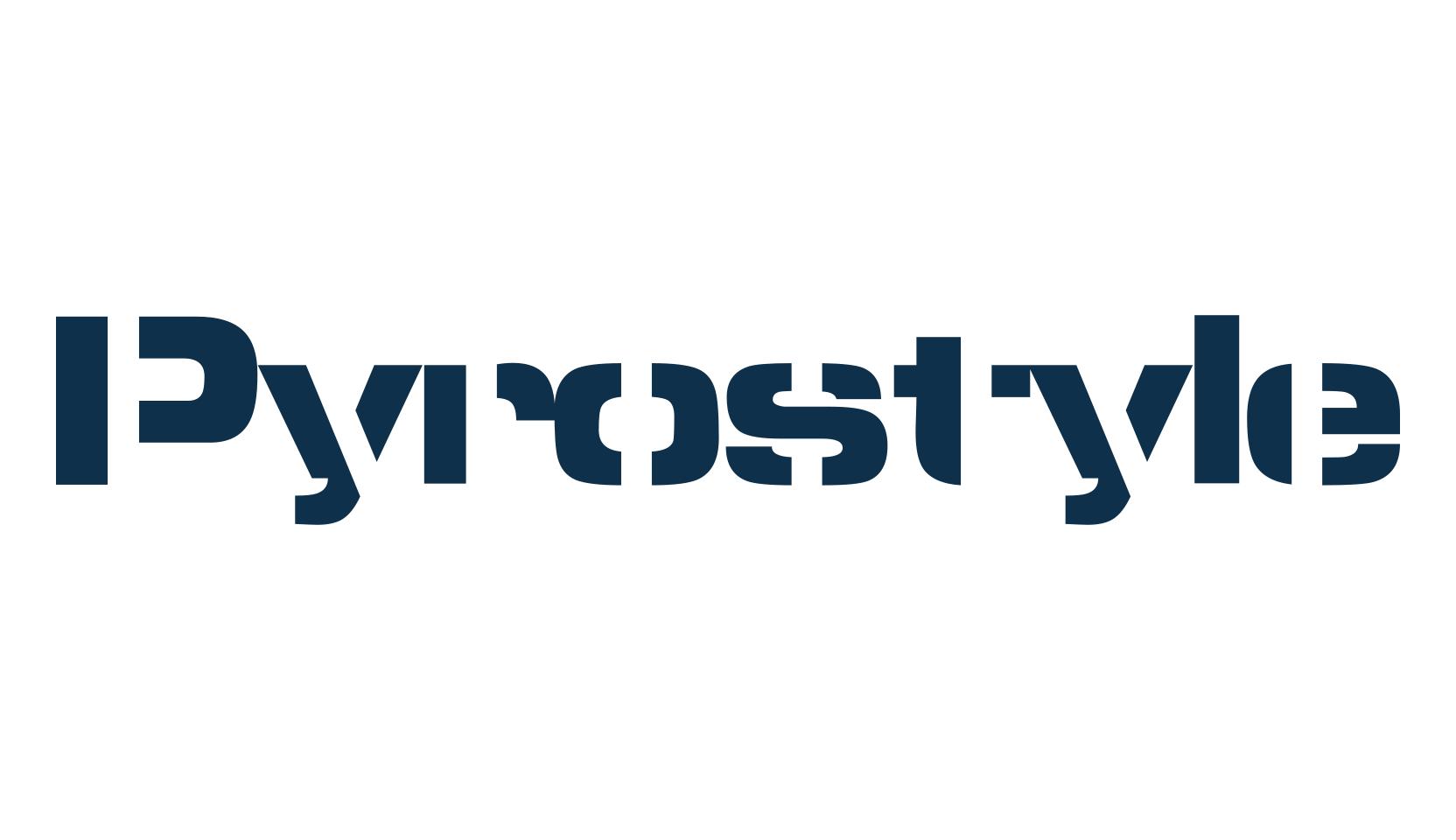 Pyrostyle, fancy stencil, army decorative font preview