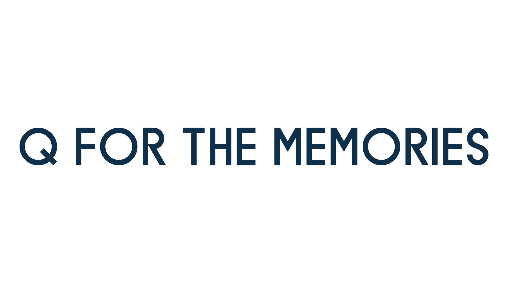 Q for the Memories, basic sans serif font preview