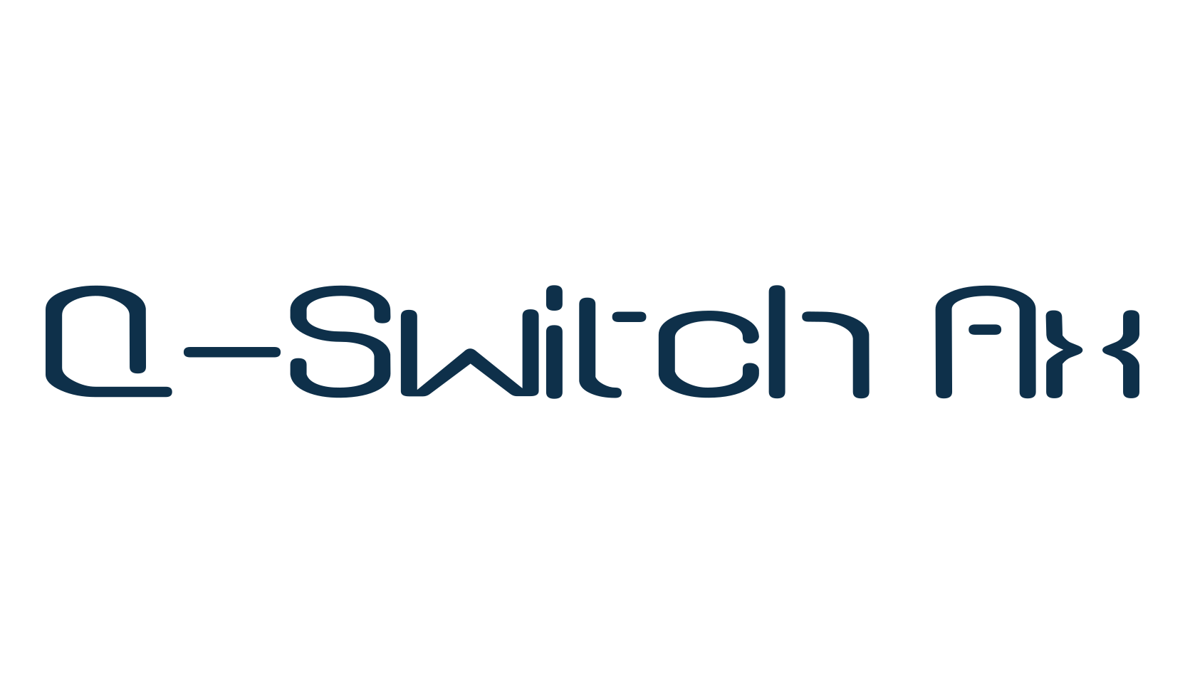 Q-Switch Ax, fancy various techno sci-fi font preview