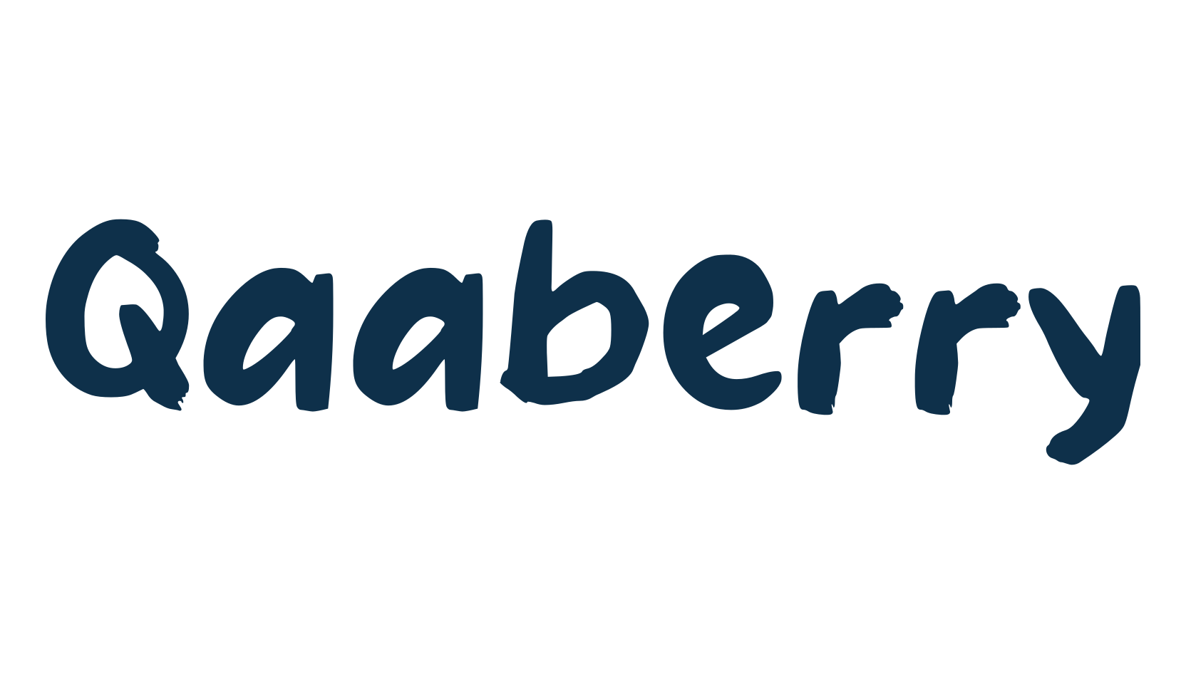 Qaaberry, script brush fancy decorative calligraphy font preview