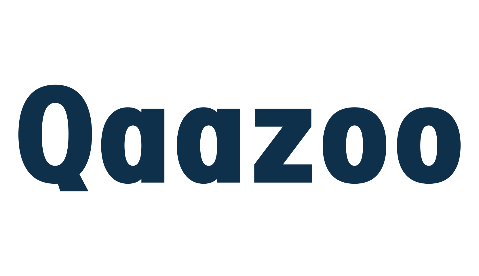 Qaazoo, basic sans serif font preview