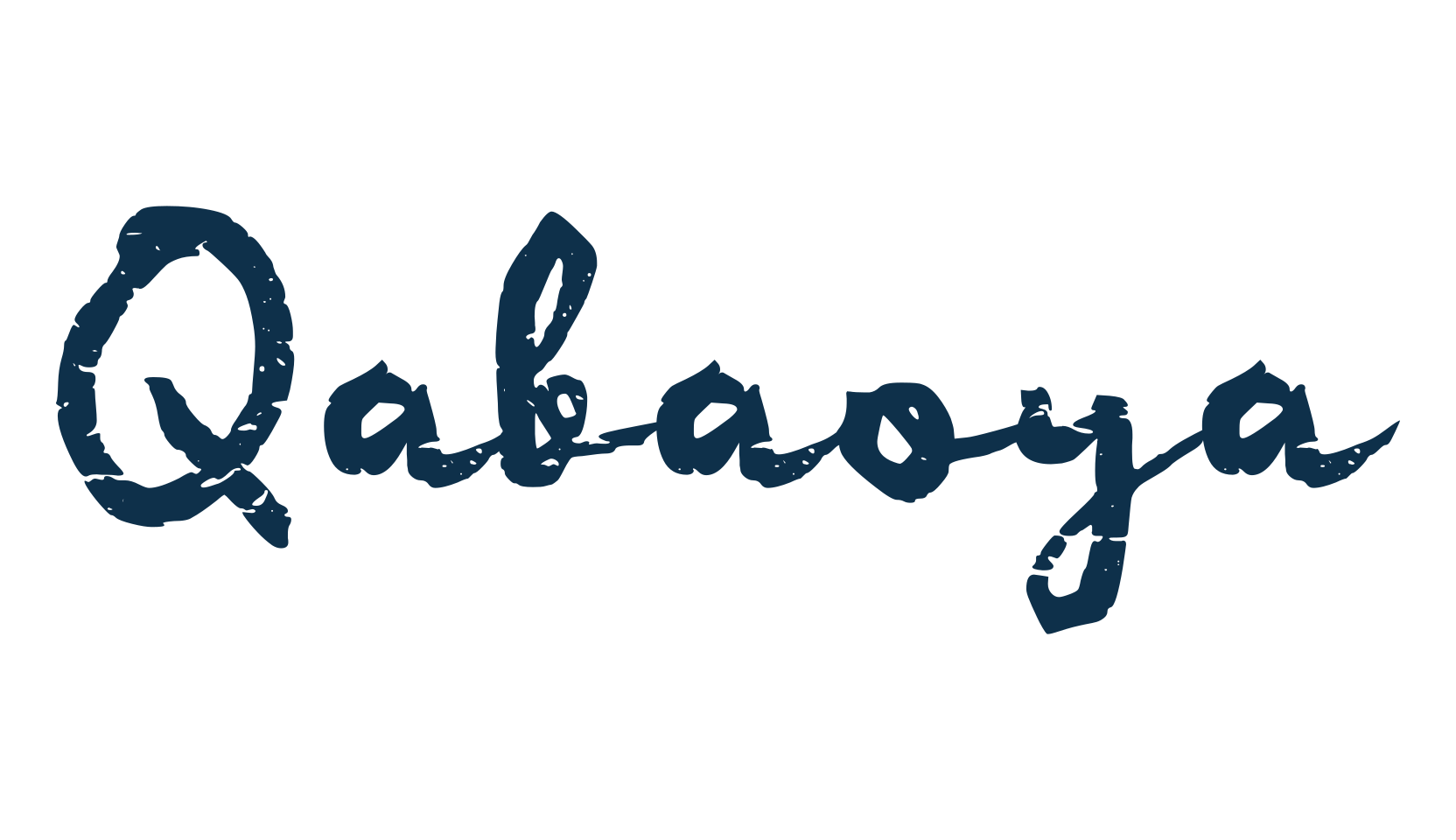 Qabaoya, handwriting font preview