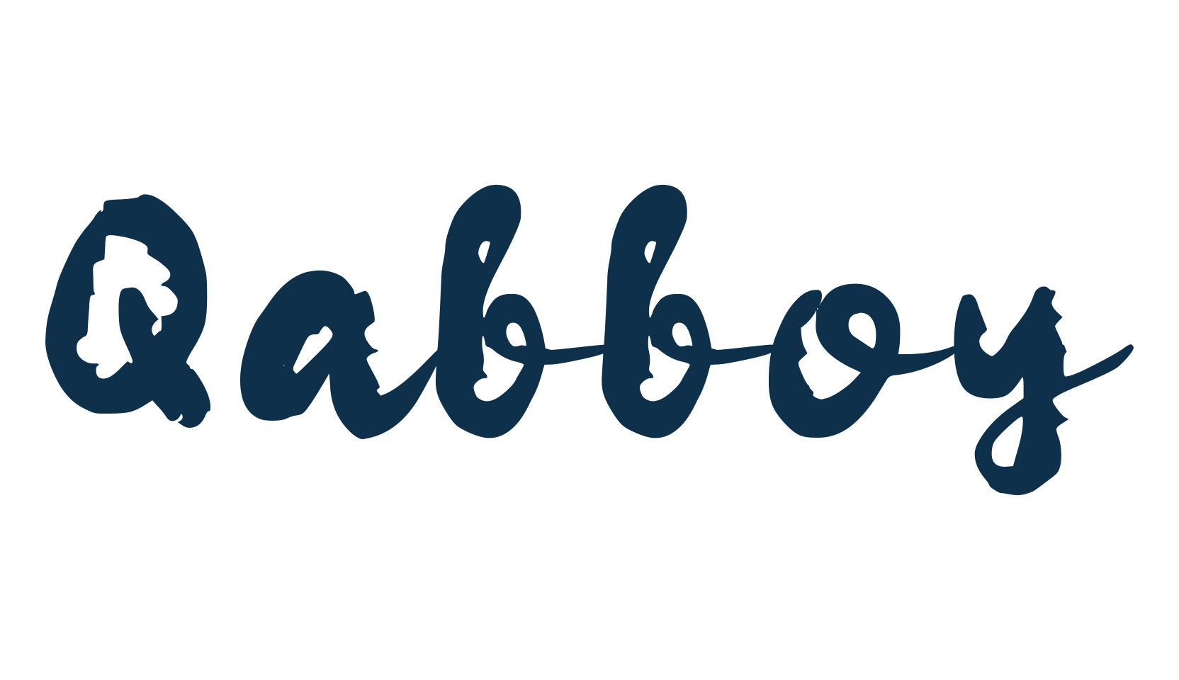 Qabboy, script brush fancy decorative calligraphy font preview