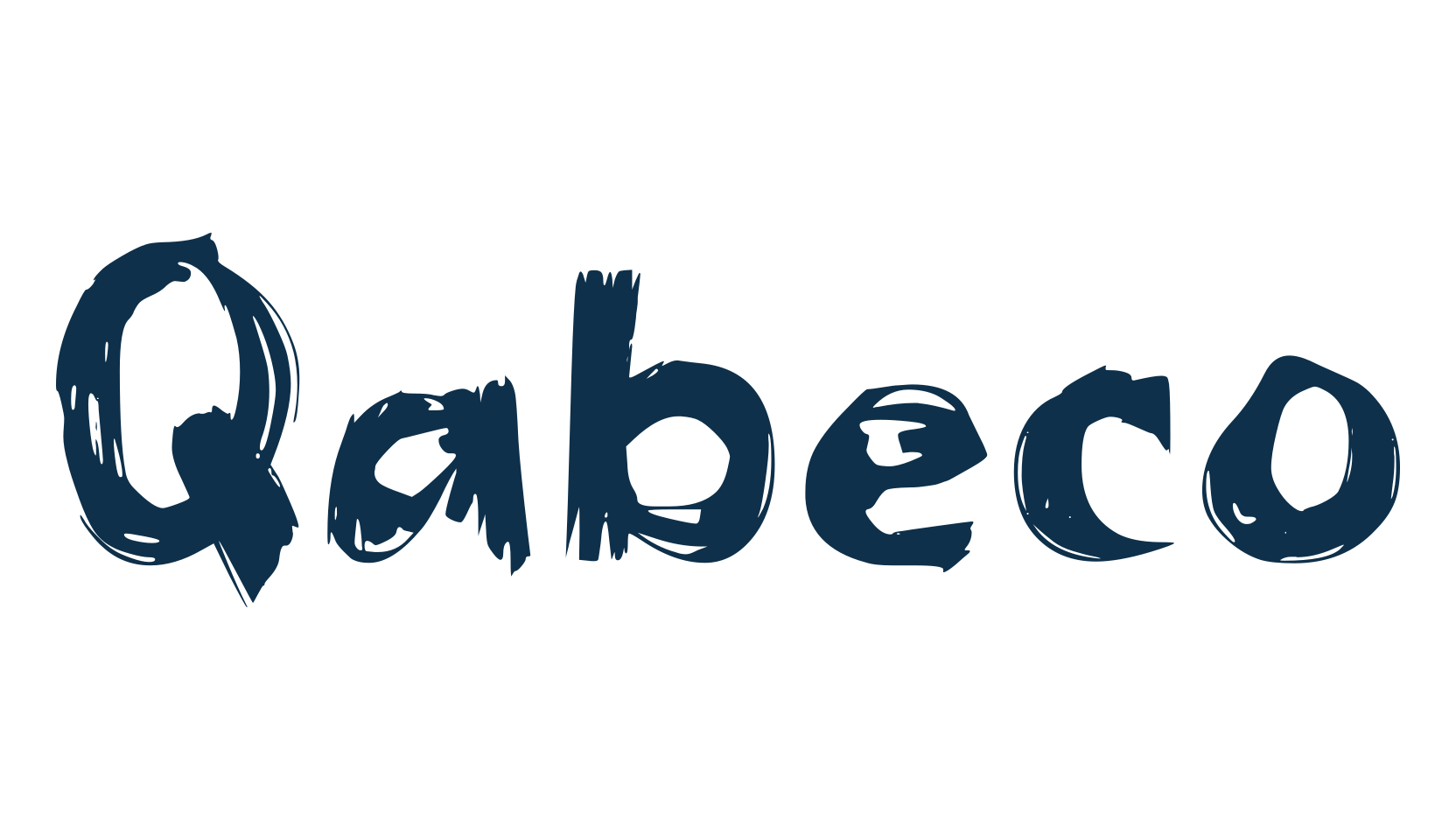 Qabeco, script trash fancy decorative calligraphy font preview