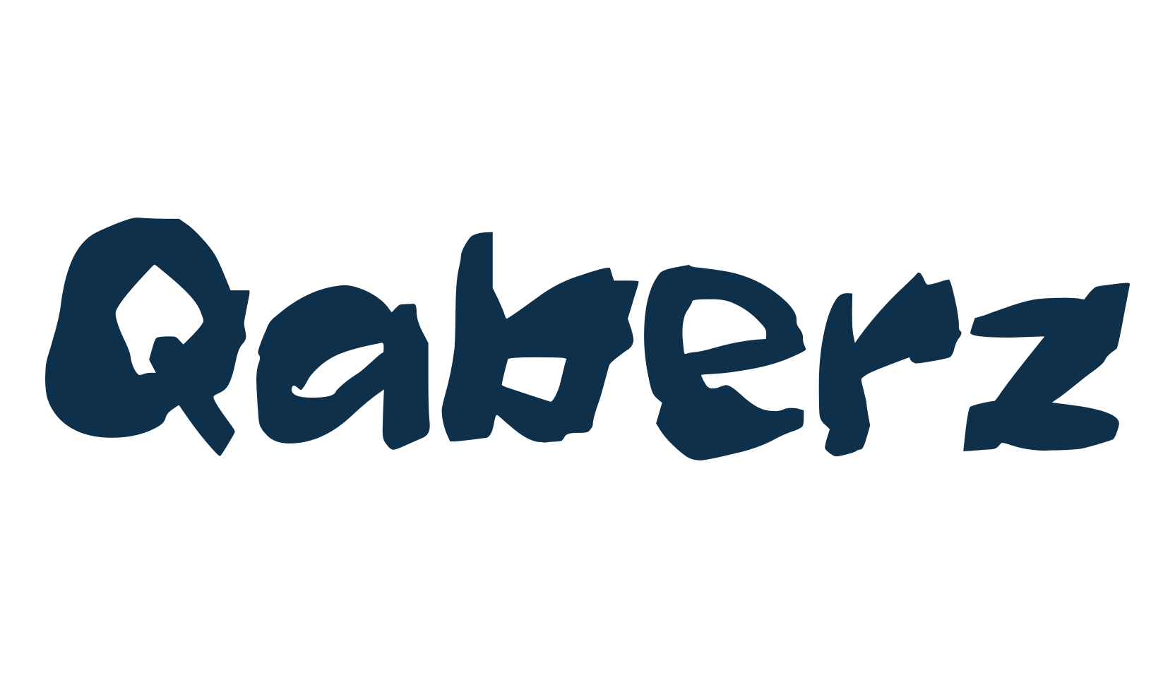 Qaberz, script graffiti fancy decorative calligraphy font preview
