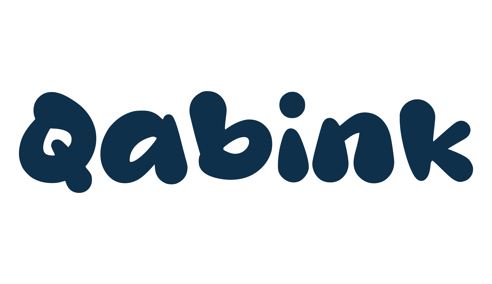 Qabink, fancy cartoon decorative font preview