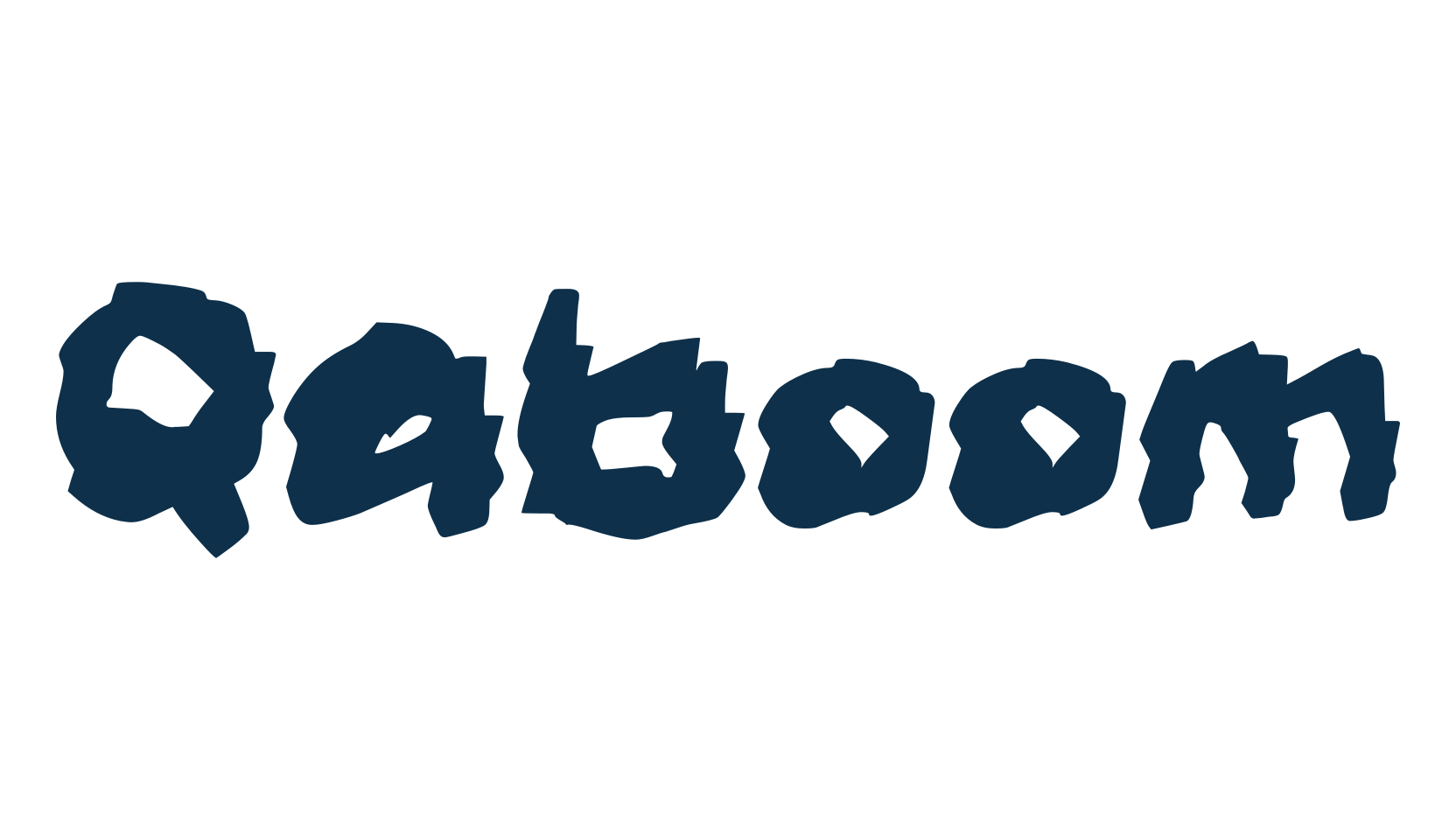 Qaboom, script graffiti fancy decorative calligraphy font preview