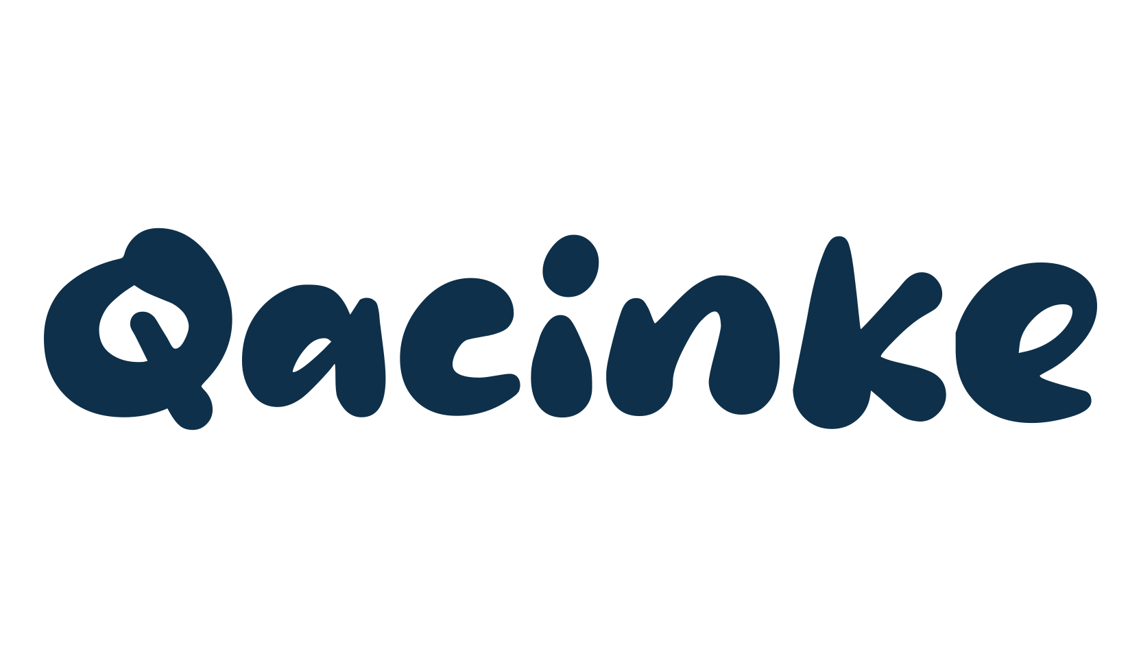 Qacinke, fancy cartoon decorative font preview