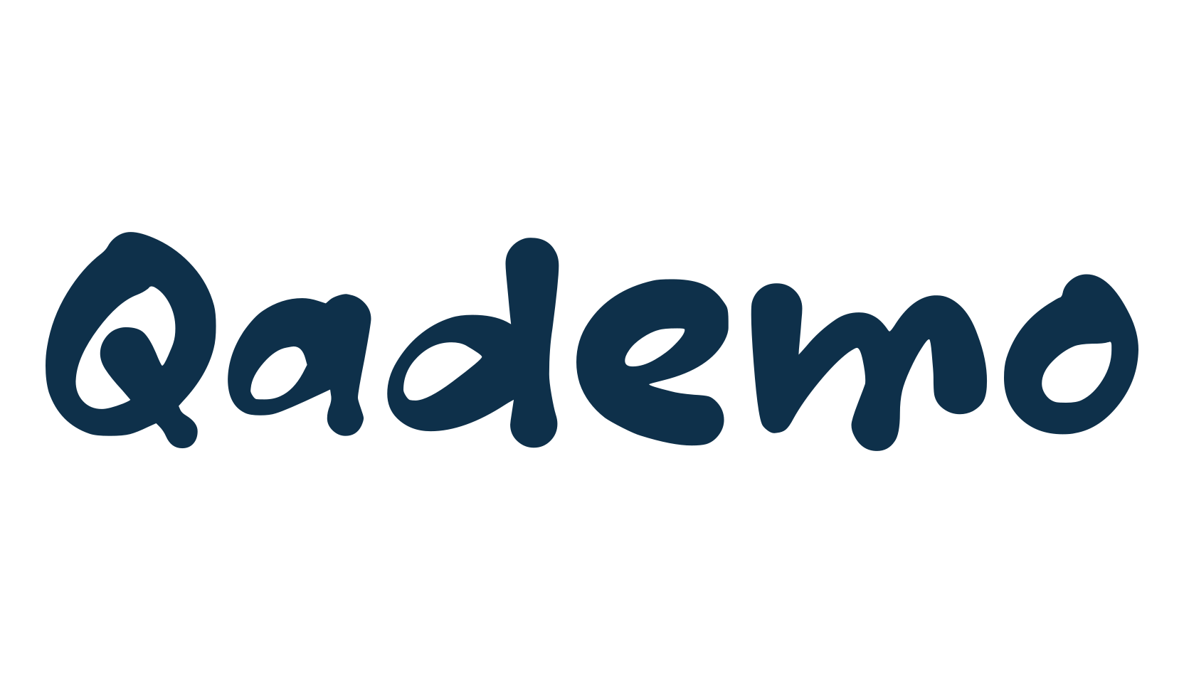 Qademo, fancy cartoon decorative font preview