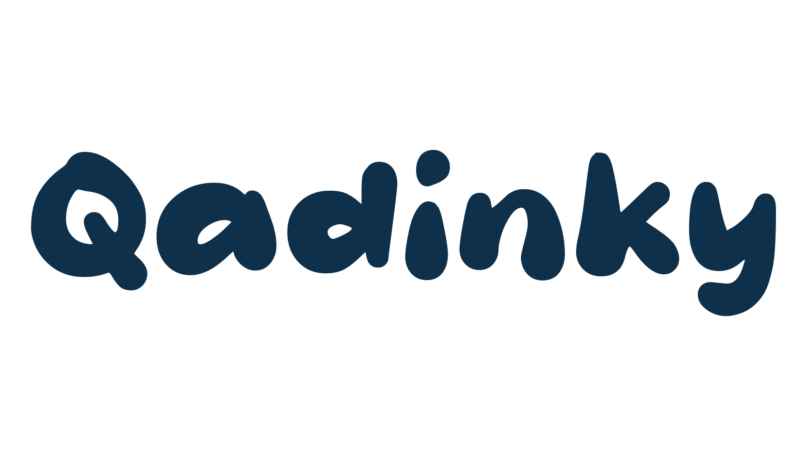 Qadinky, fancy cartoon decorative font preview
