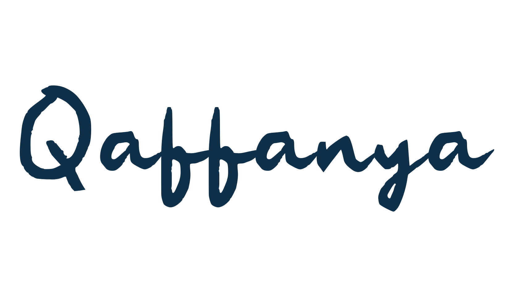 Qaffanya, handwriting font preview