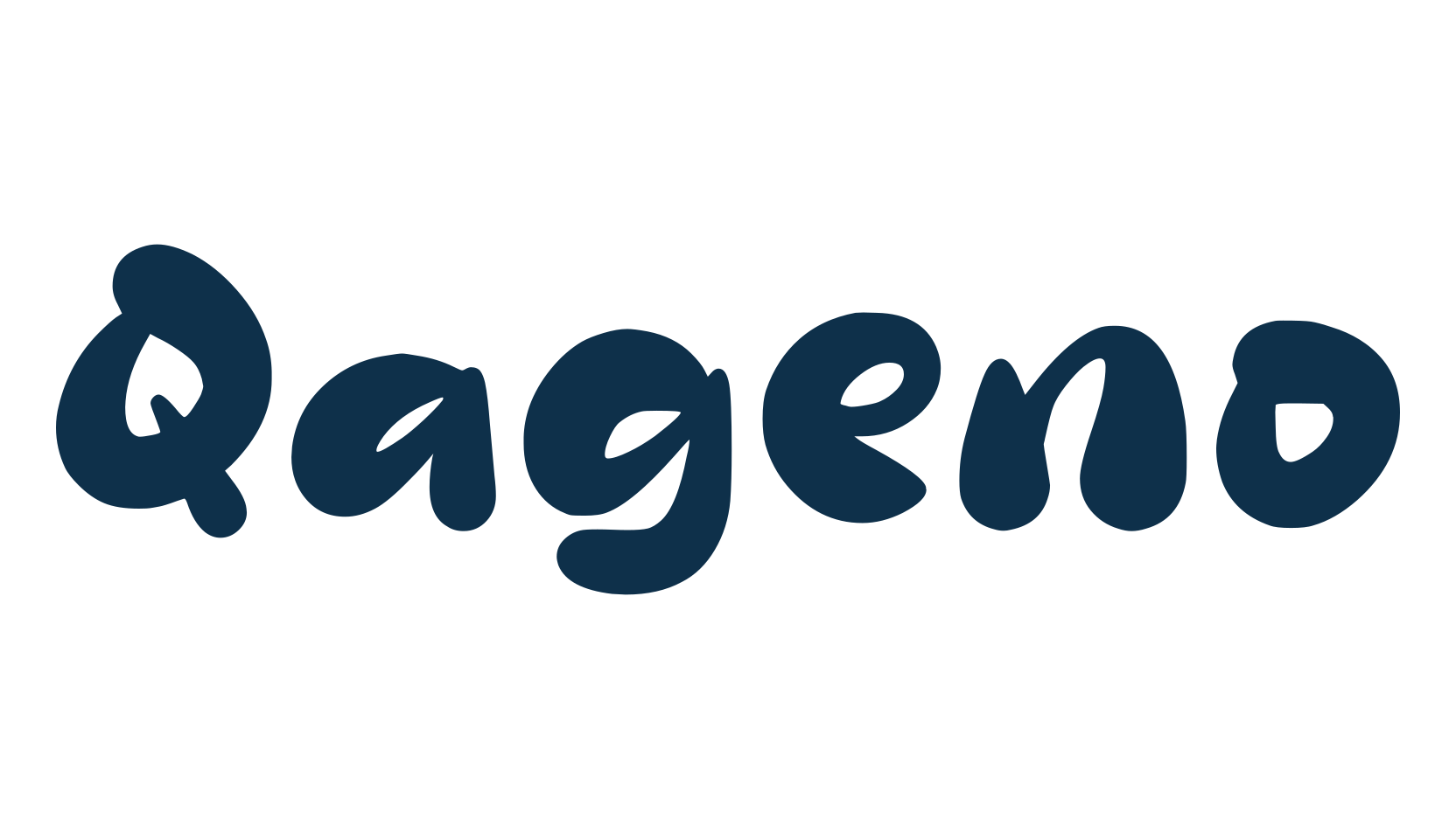 Qageno, fancy cartoon decorative font preview