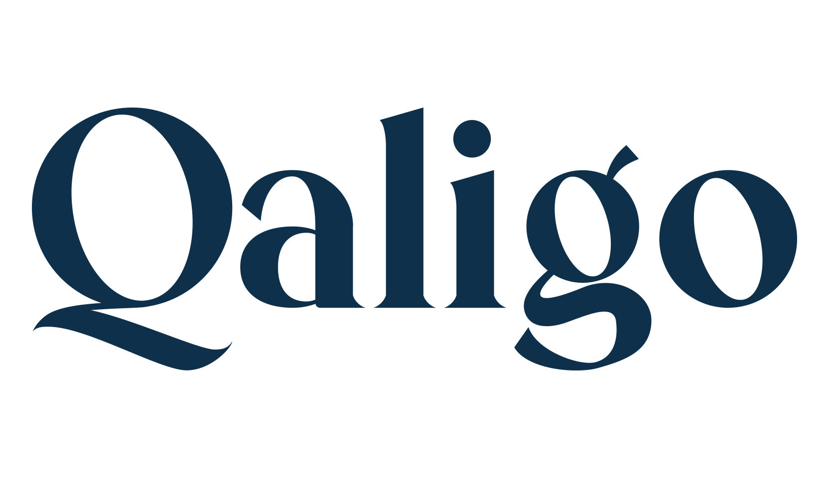 Qaligo, serif font preview
