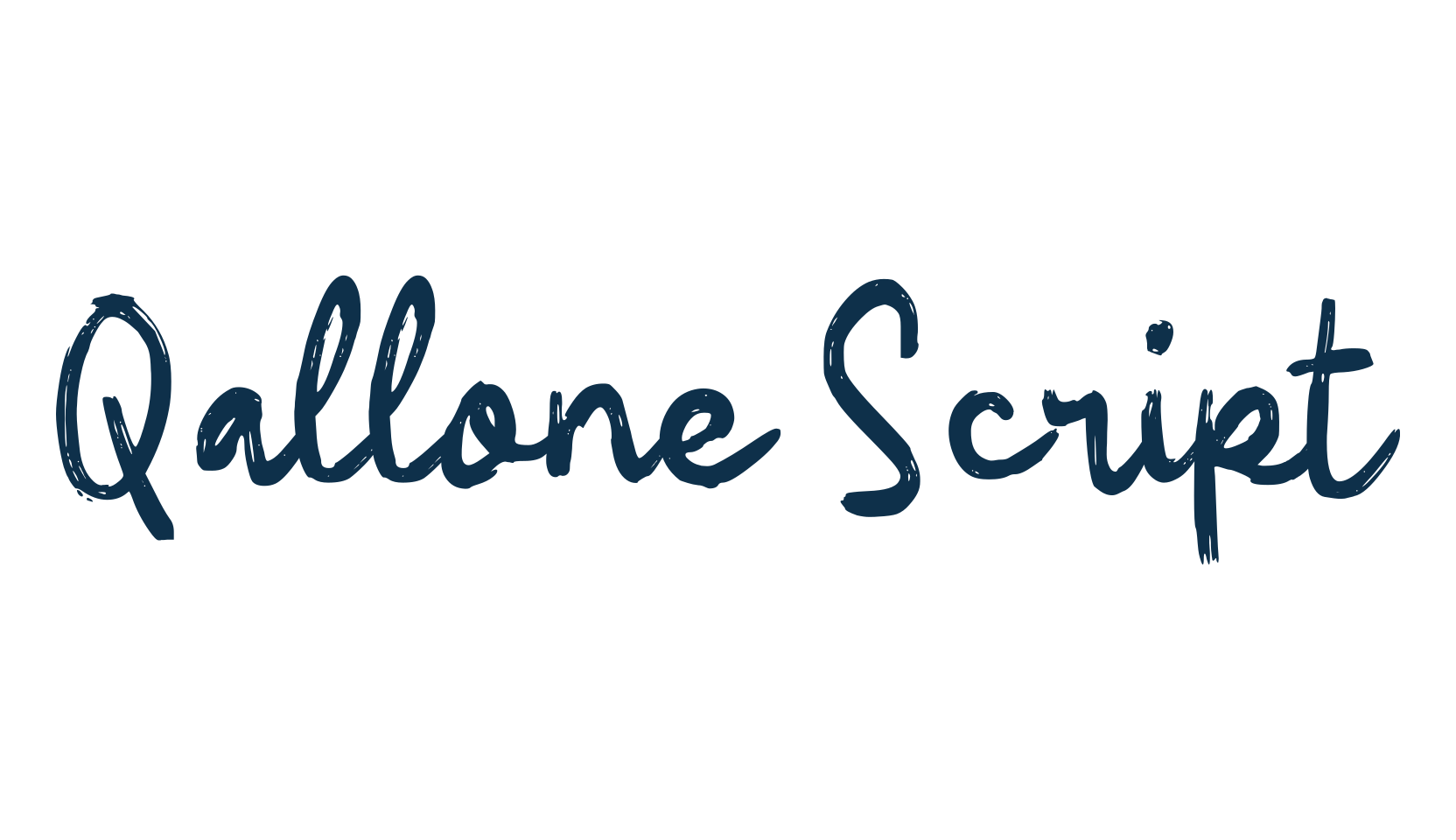 Qallone Script, script brush fancy decorative calligraphy font preview