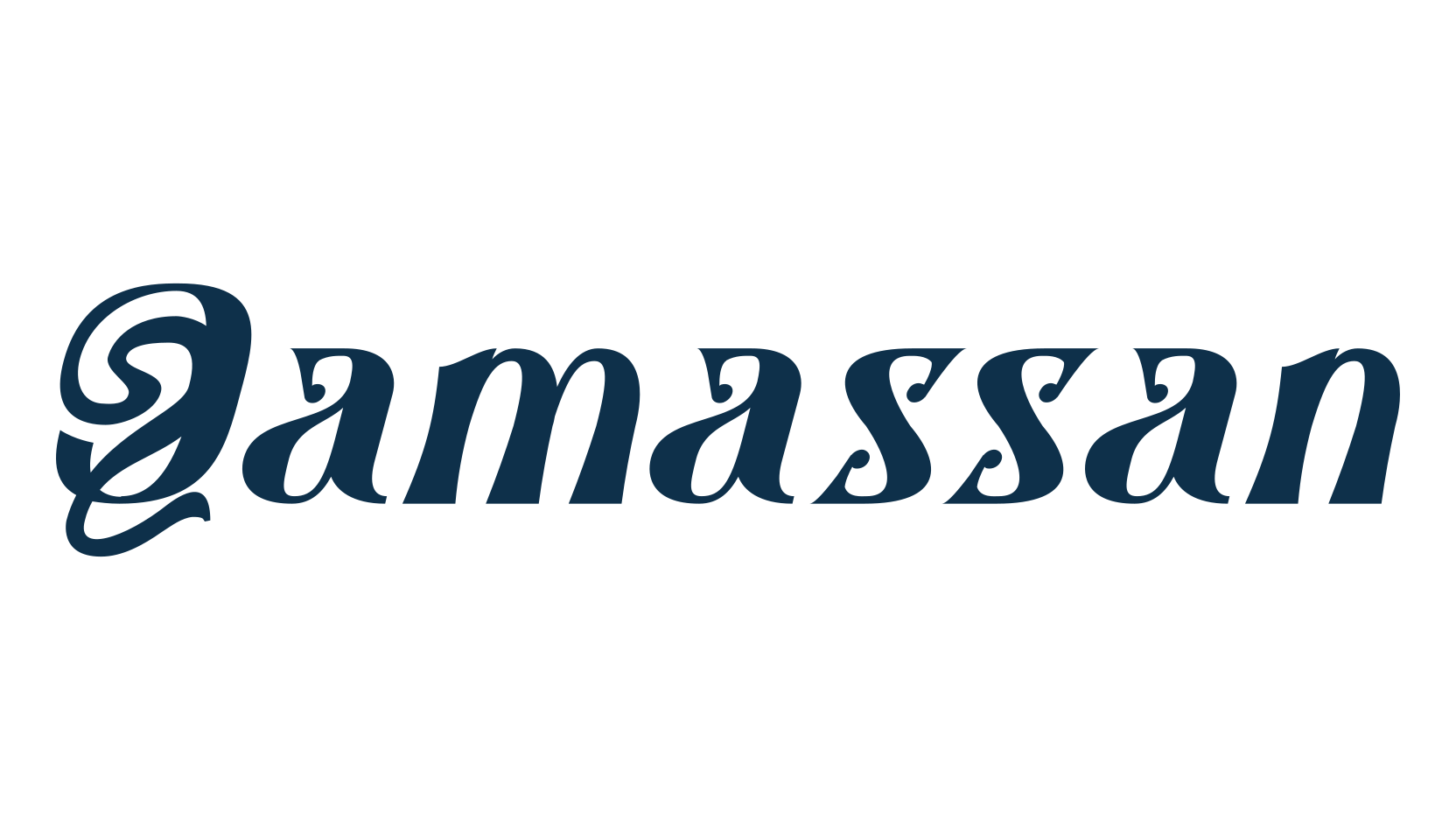Qamassan, fancy various decorative font preview