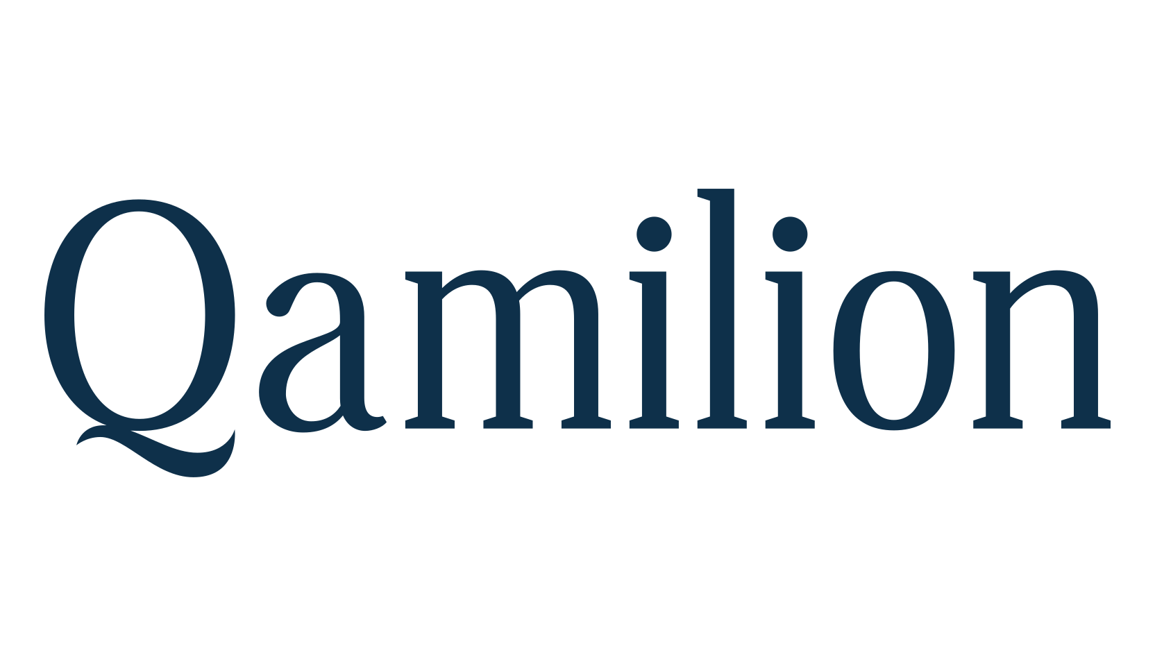 Qamilion, serif font preview
