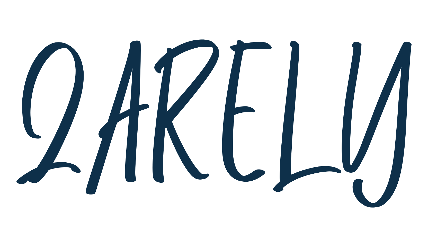 Qarely, script handwritten fancy decorative calligraphy font preview