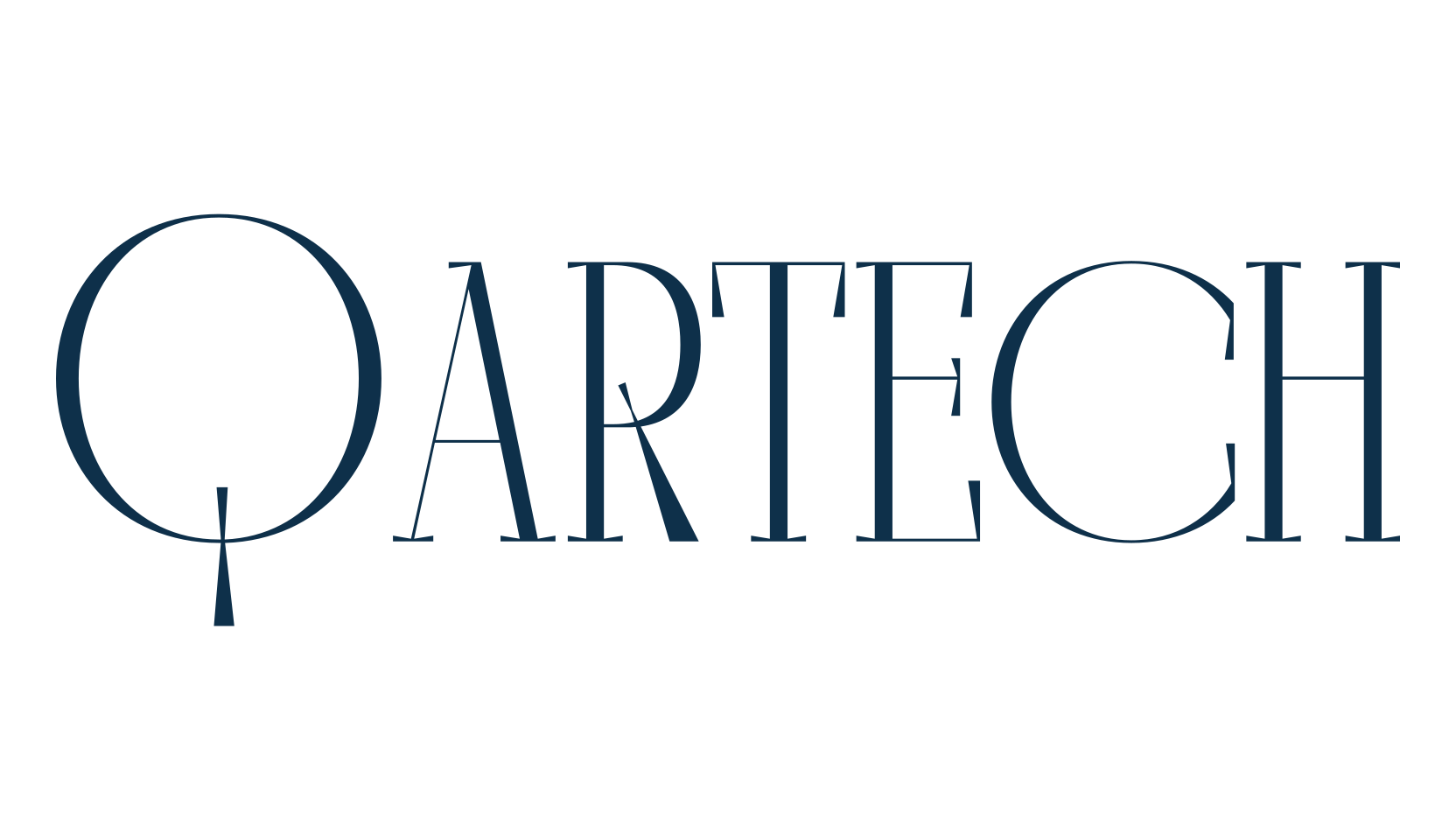 Qartech, serif font preview