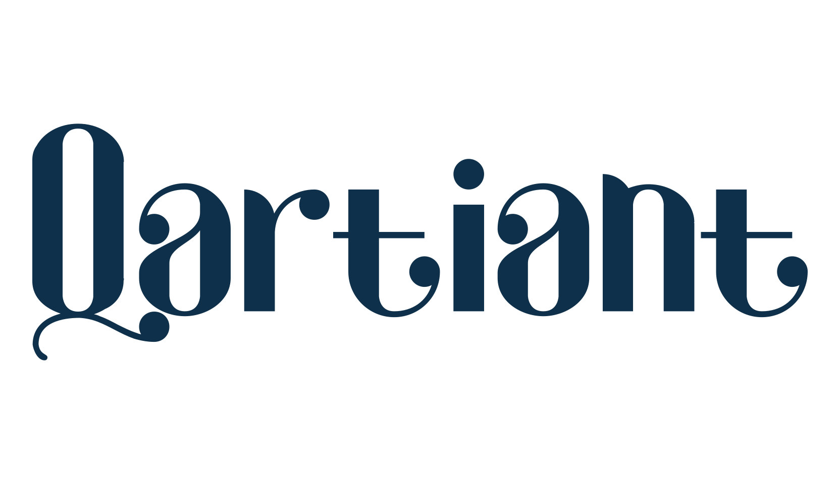 Qartiant, fancy retro decorative font preview