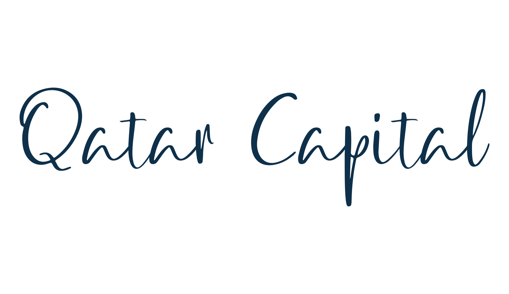 Qatar Capital, script brush fancy decorative calligraphy font preview