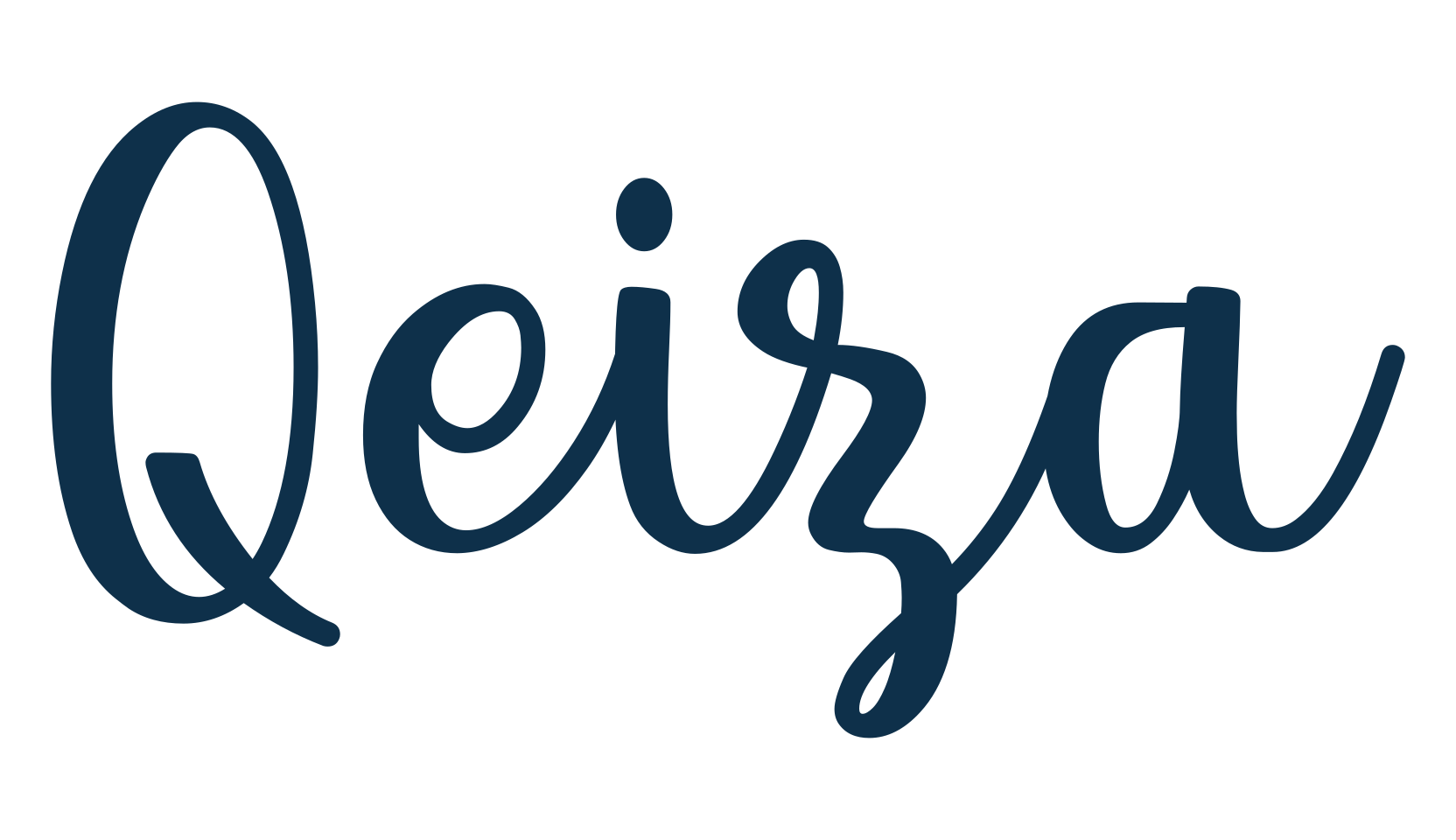 Qeiza, fancy decorative font preview