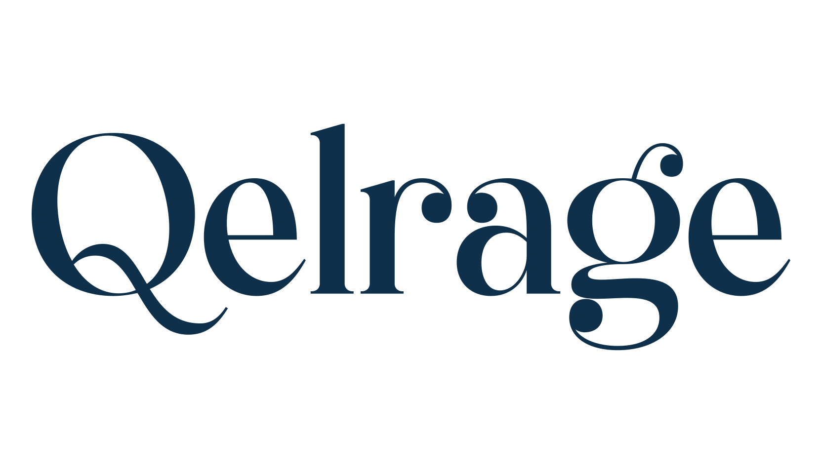 Qelrage, serif font preview
