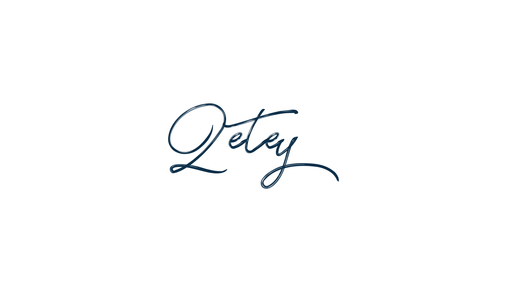 Qetey, script brush fancy decorative calligraphy font preview