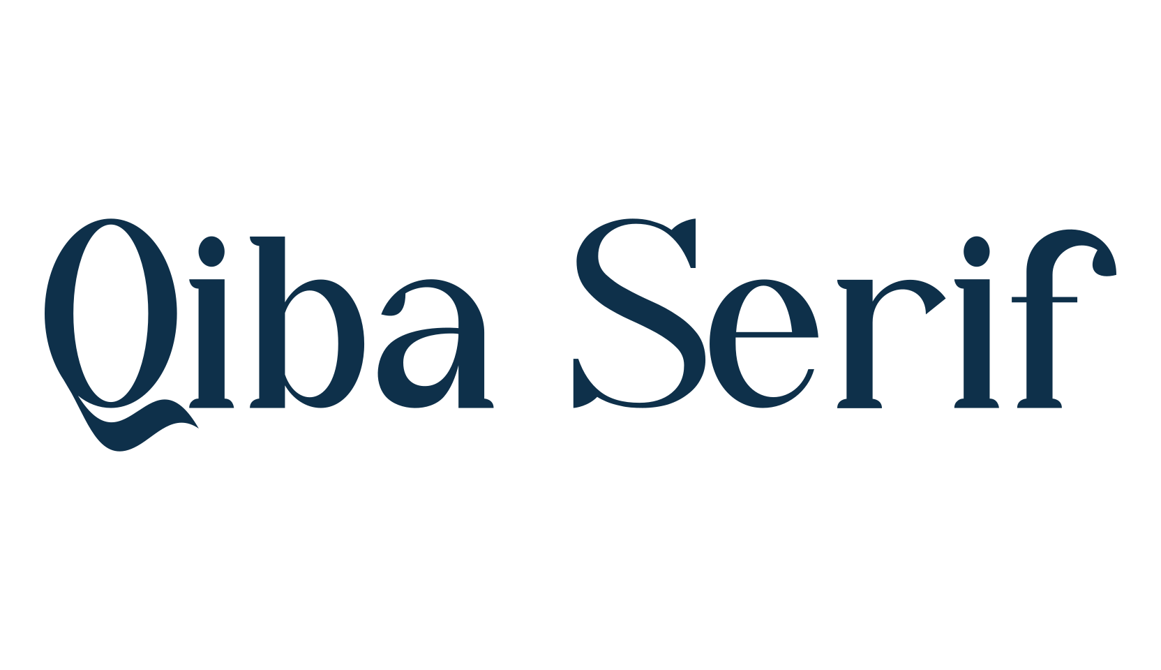 Qiba Serif, serif font preview