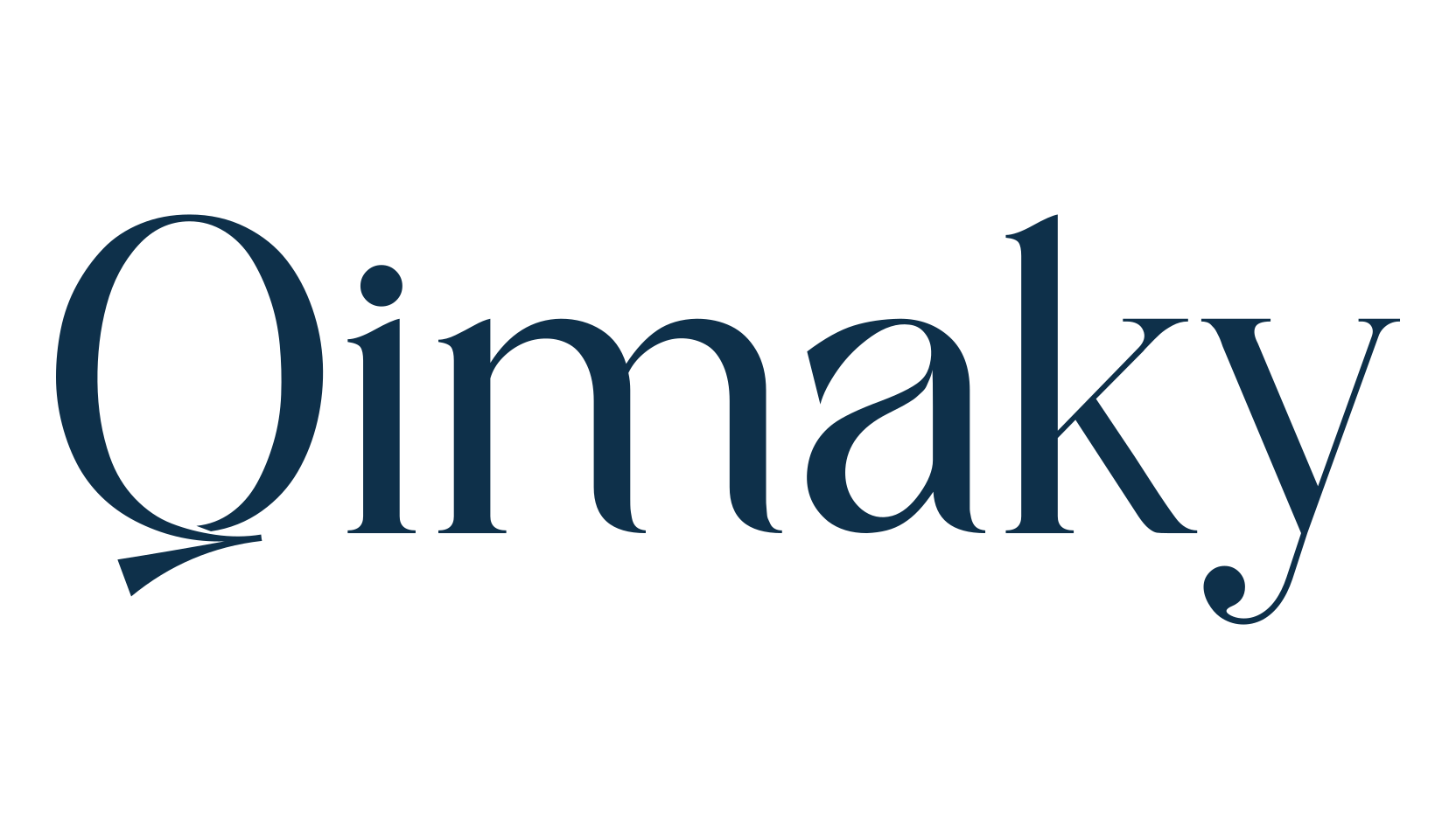 Qimaky, serif font preview