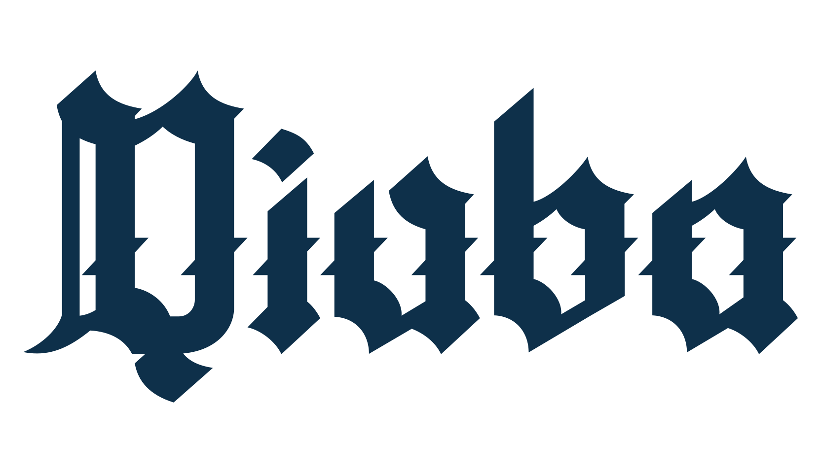 Qiuba, modern font preview