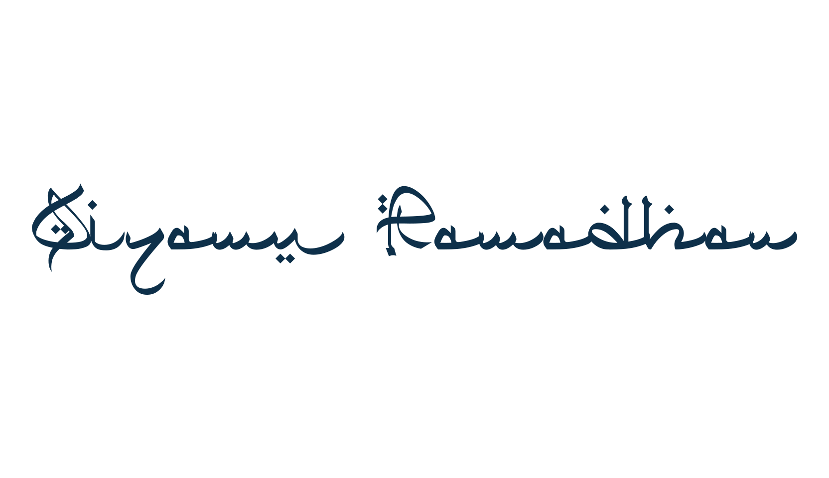 Qiyamu Ramadhan, arabic font preview