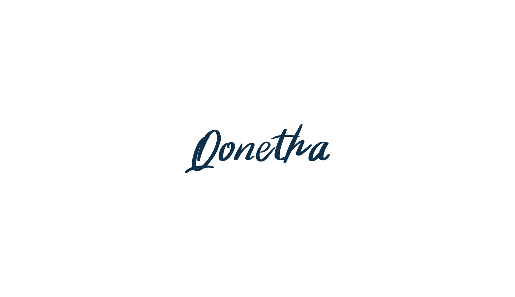Qonetha, brush font preview