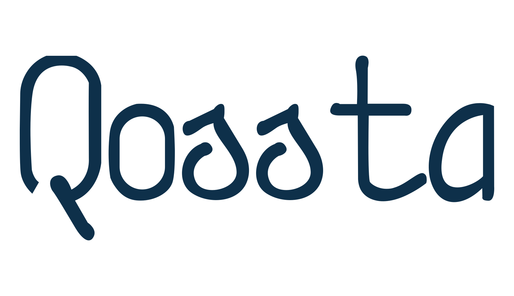 Qossta, fancy various decorative font preview