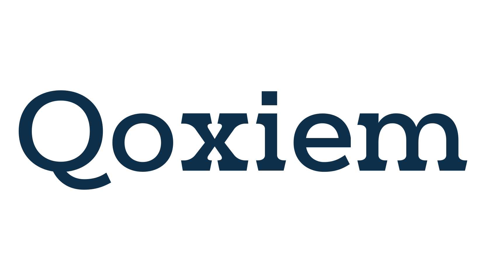 Qoxiem, basic serif font preview